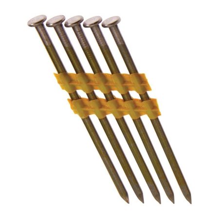 GRIP-RITE Collated Framing Nail, 3-1/4 in L, 10-1/4 ga, Bright, Round Head, 21 Degrees GR0241M